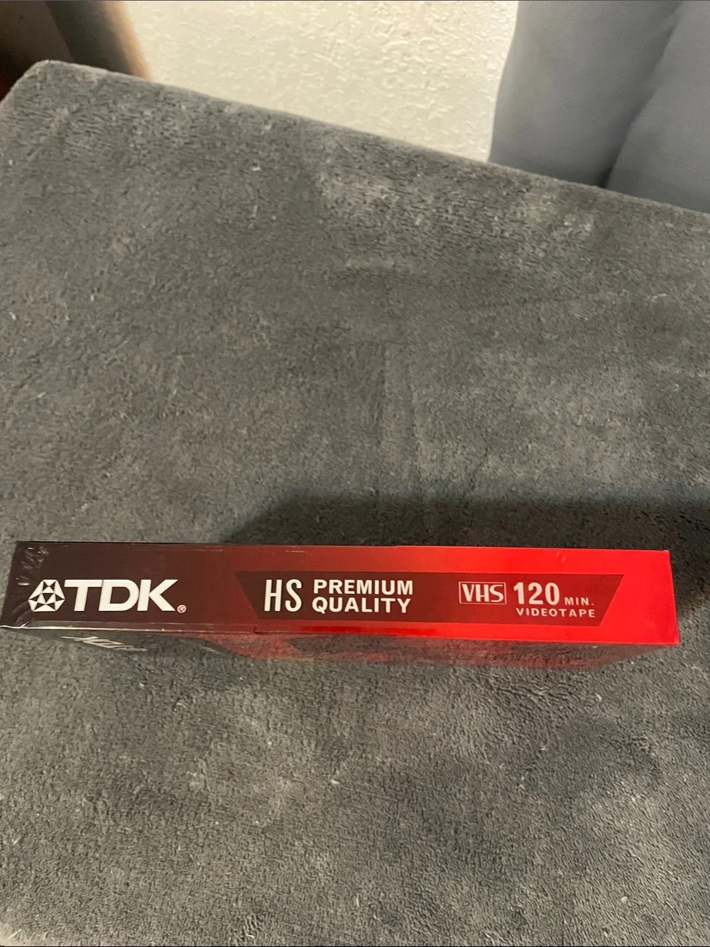 TDK VHS T-120 HS 6-Hour Videotape - Red NWT